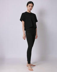 4WAY STRETCH LEGGING - black
