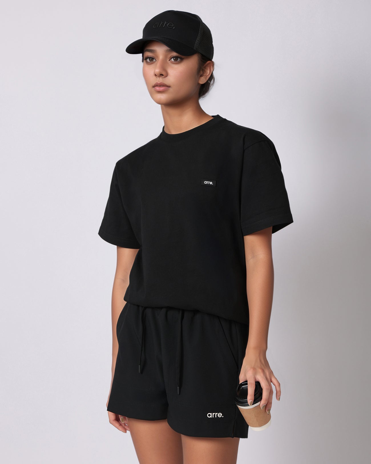 STRETCH LIGHT SHORTS - black