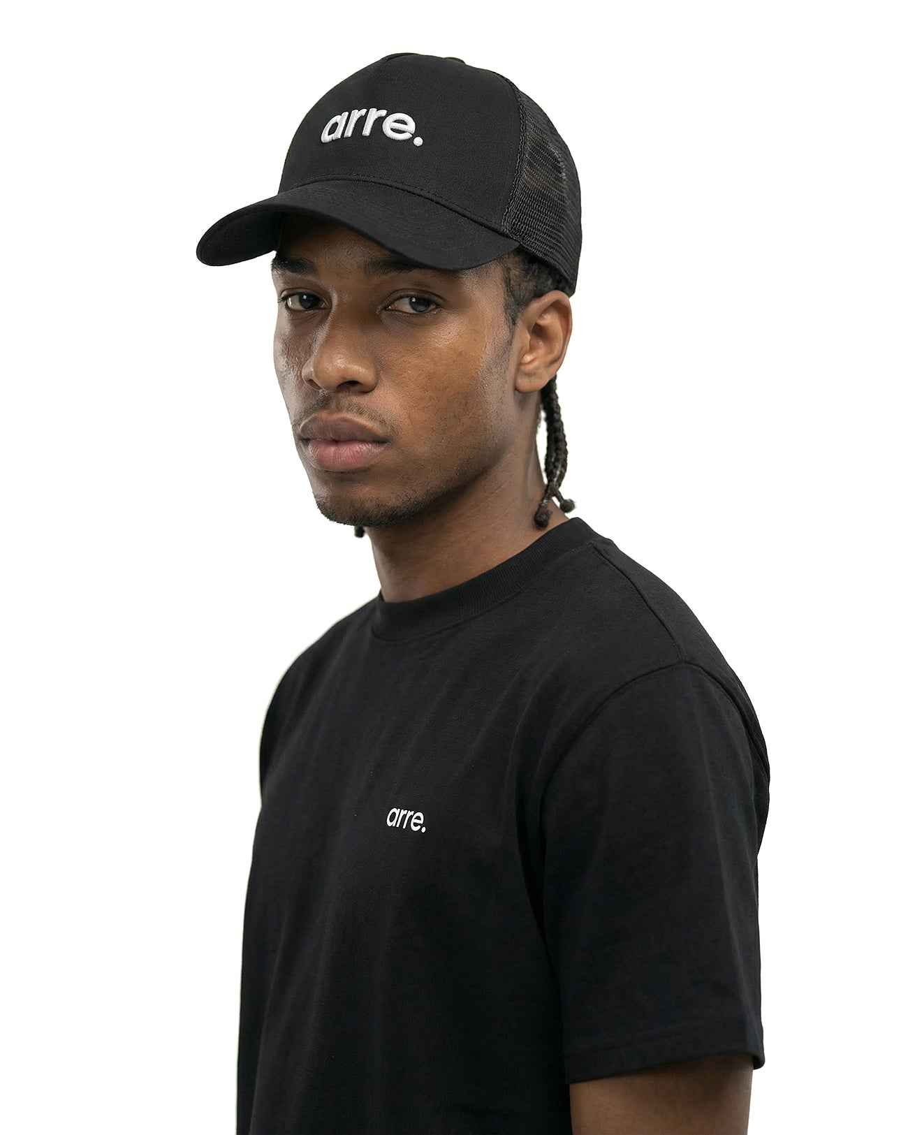 STANDARD MESH CAP - black × white