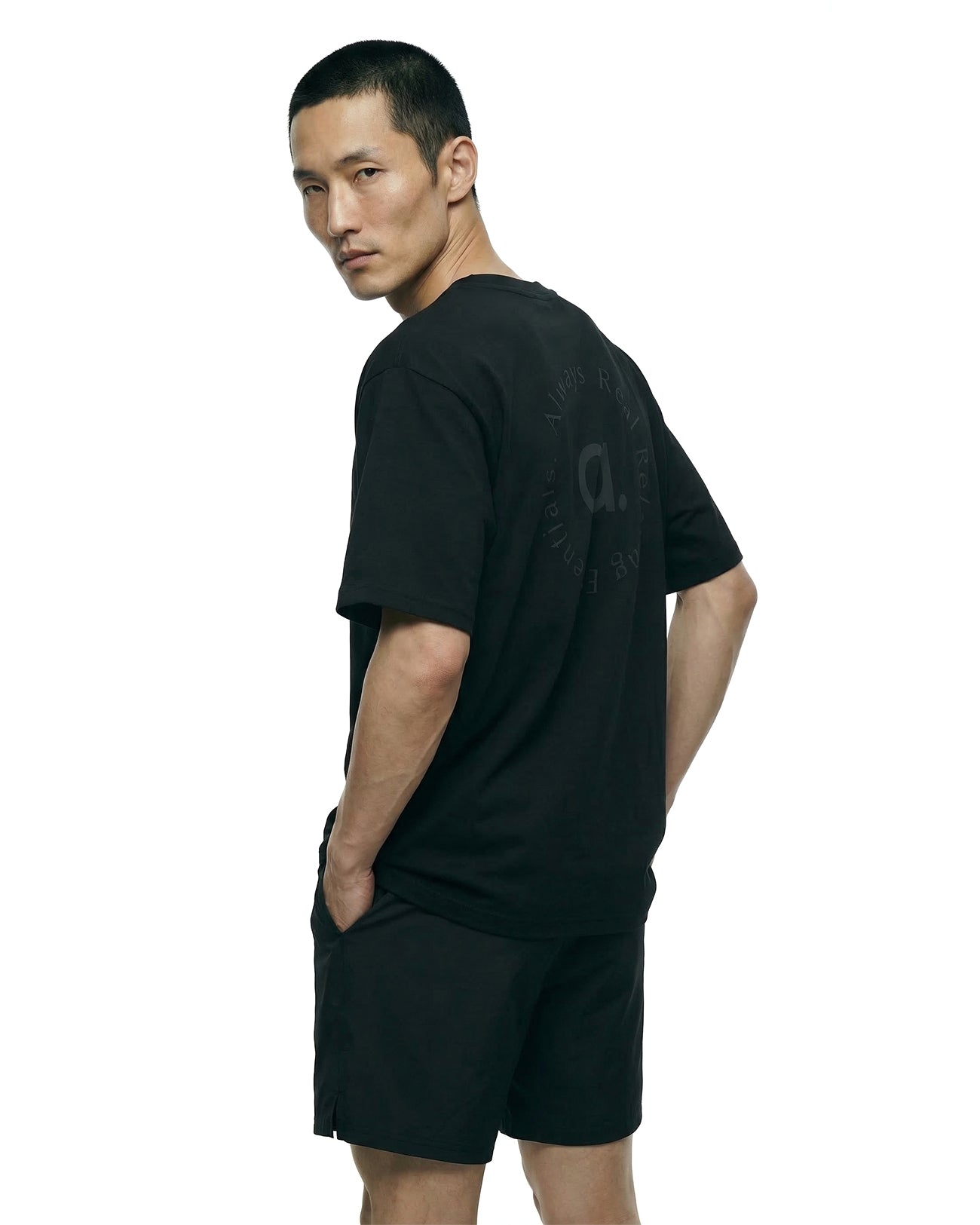 PHILOSOPHY TEE - black × black