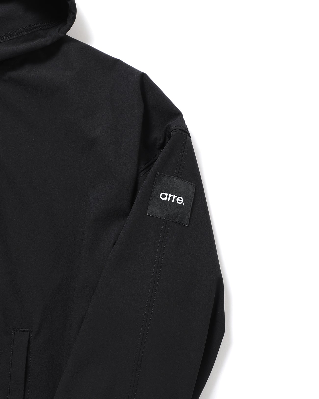 ACTIVE CROPPED ZIP HOODIE - black