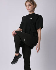 4WAY STRETCH LEGGING - black