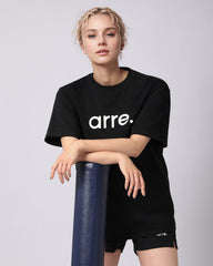 STANDARD TEE - black × white