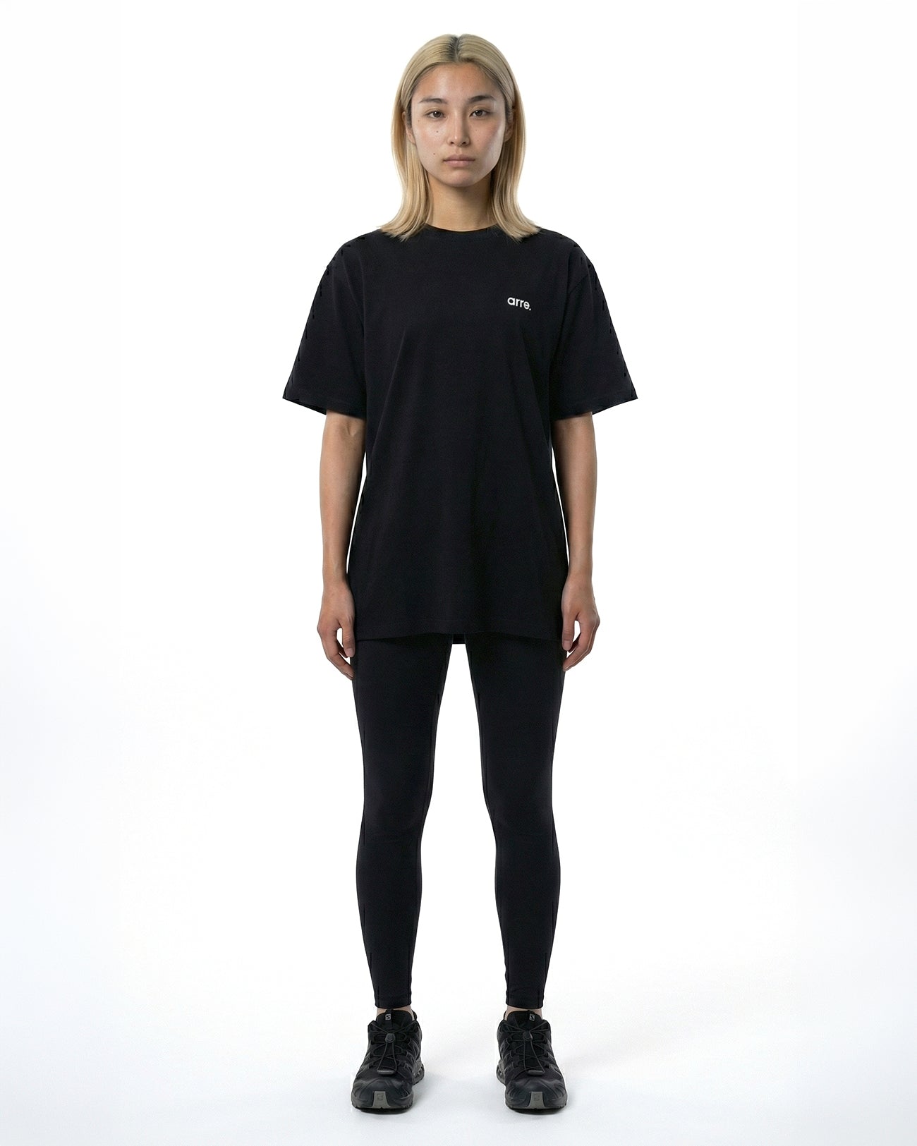 PHILOSOPHY TEE - black × white