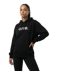 STANDARD LOGO SWEAT HOODIE - black