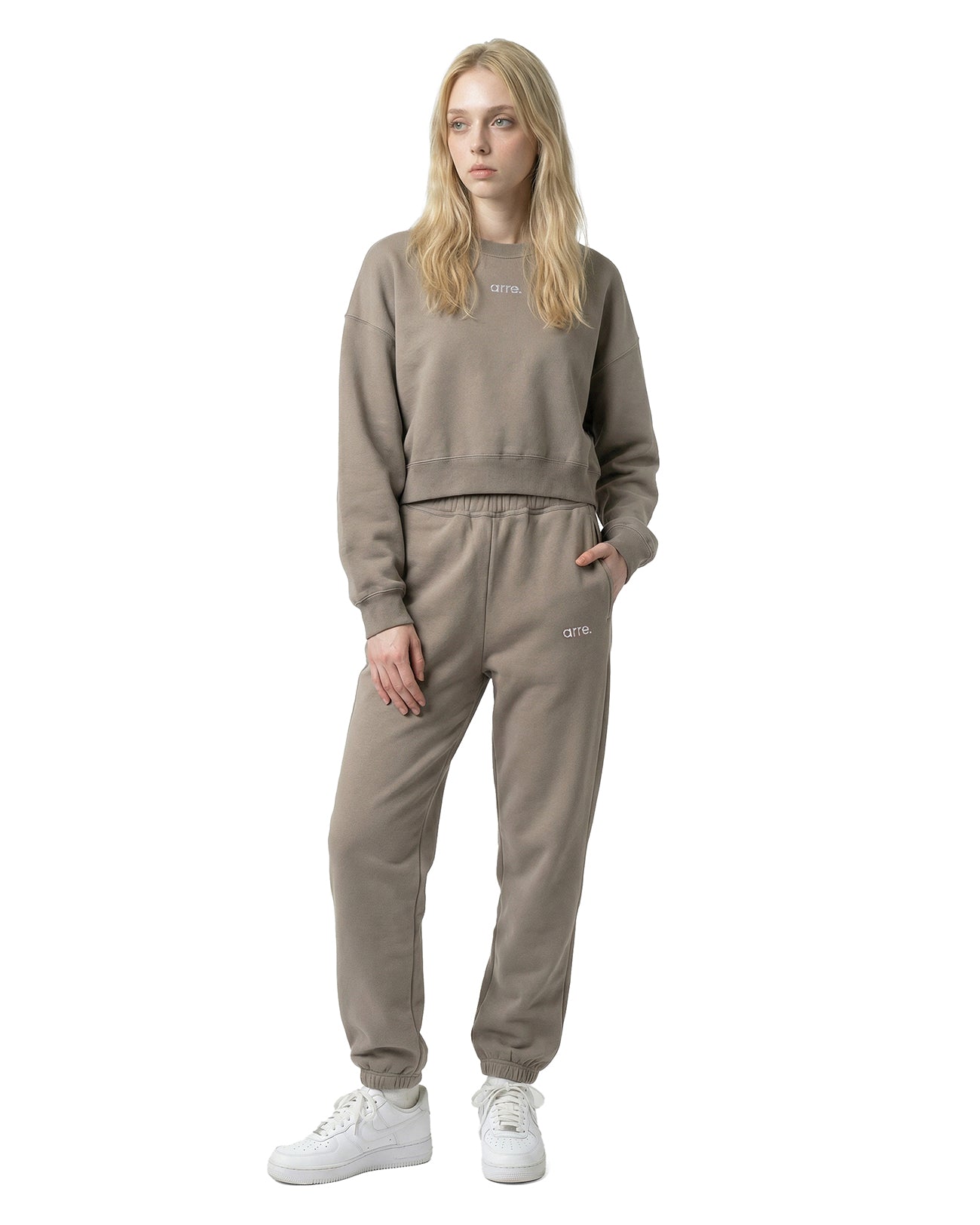 ESSENTIAL SWEAT PANTS - beige