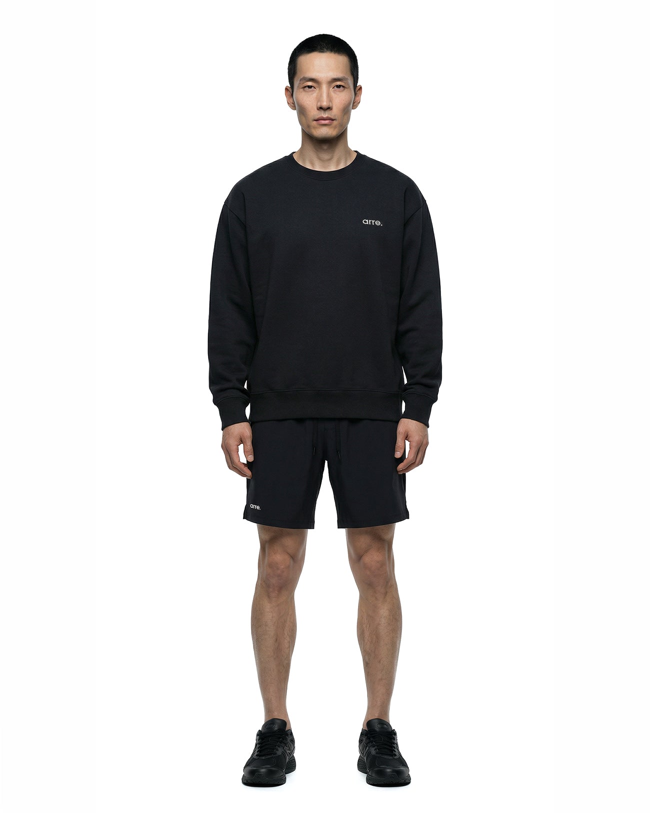 ESSENTIAL SWEAT CREW - black