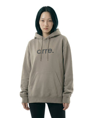 STANDARD LOGO SWEAT HOODIE - beige