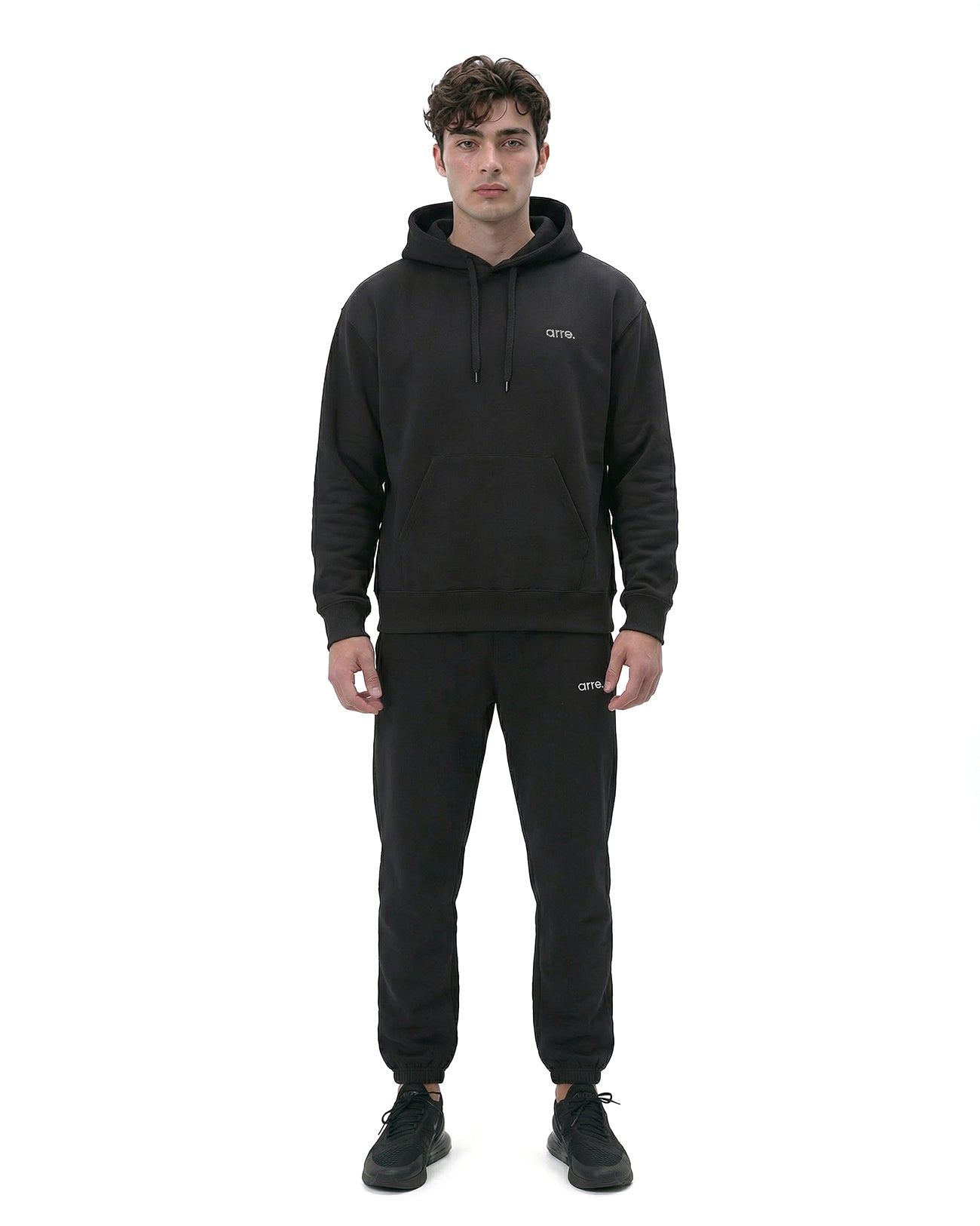 ESSENTIAL SWEAT HOODIE - black