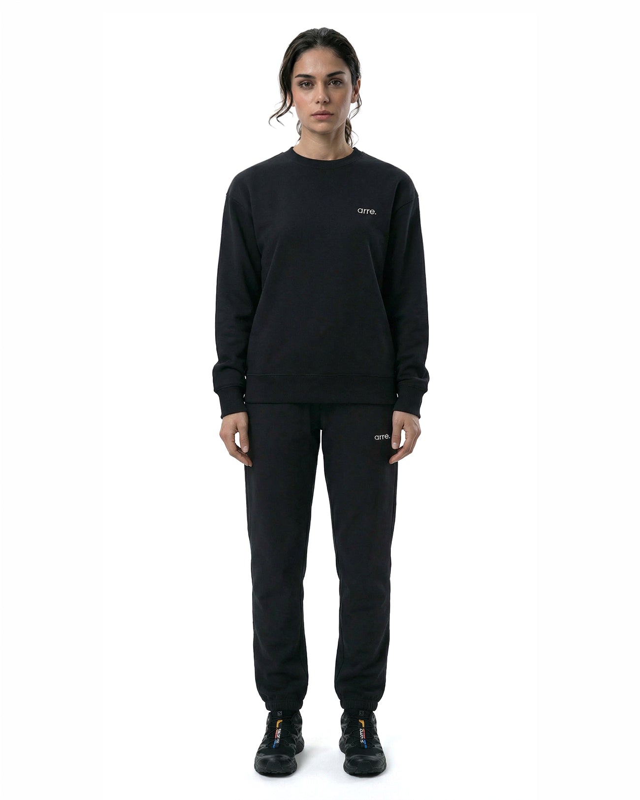 ESSENTIAL SWEAT CREW - black