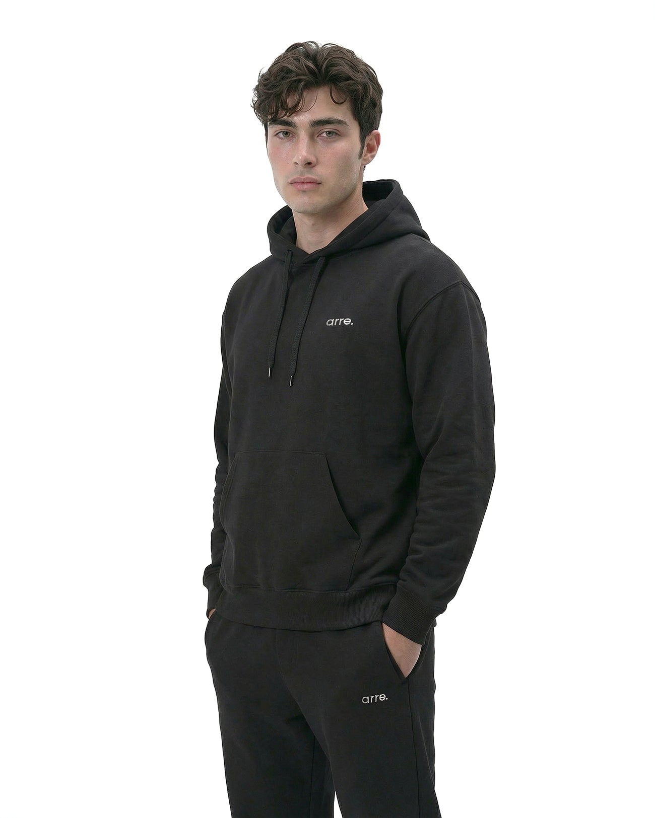 ESSENTIAL SWEAT HOODIE - black