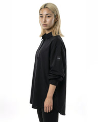 L/S OVERSIZED SHIRT - black