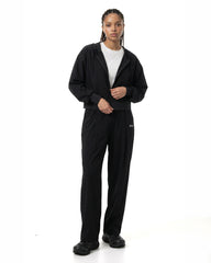 ACTIVE CROPPED ZIP HOODIE - black