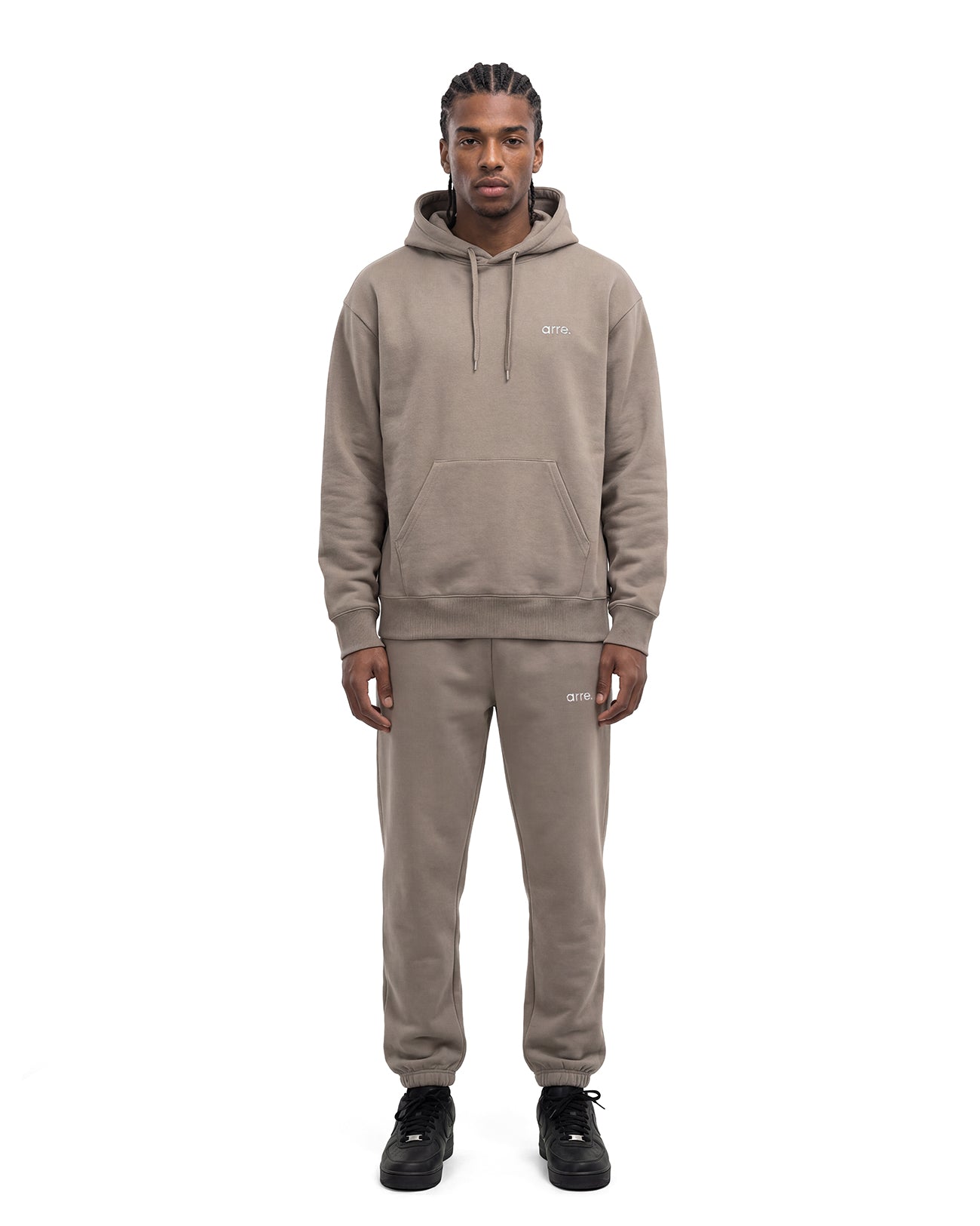 ESSENTIAL SWEAT HOODIE - beige