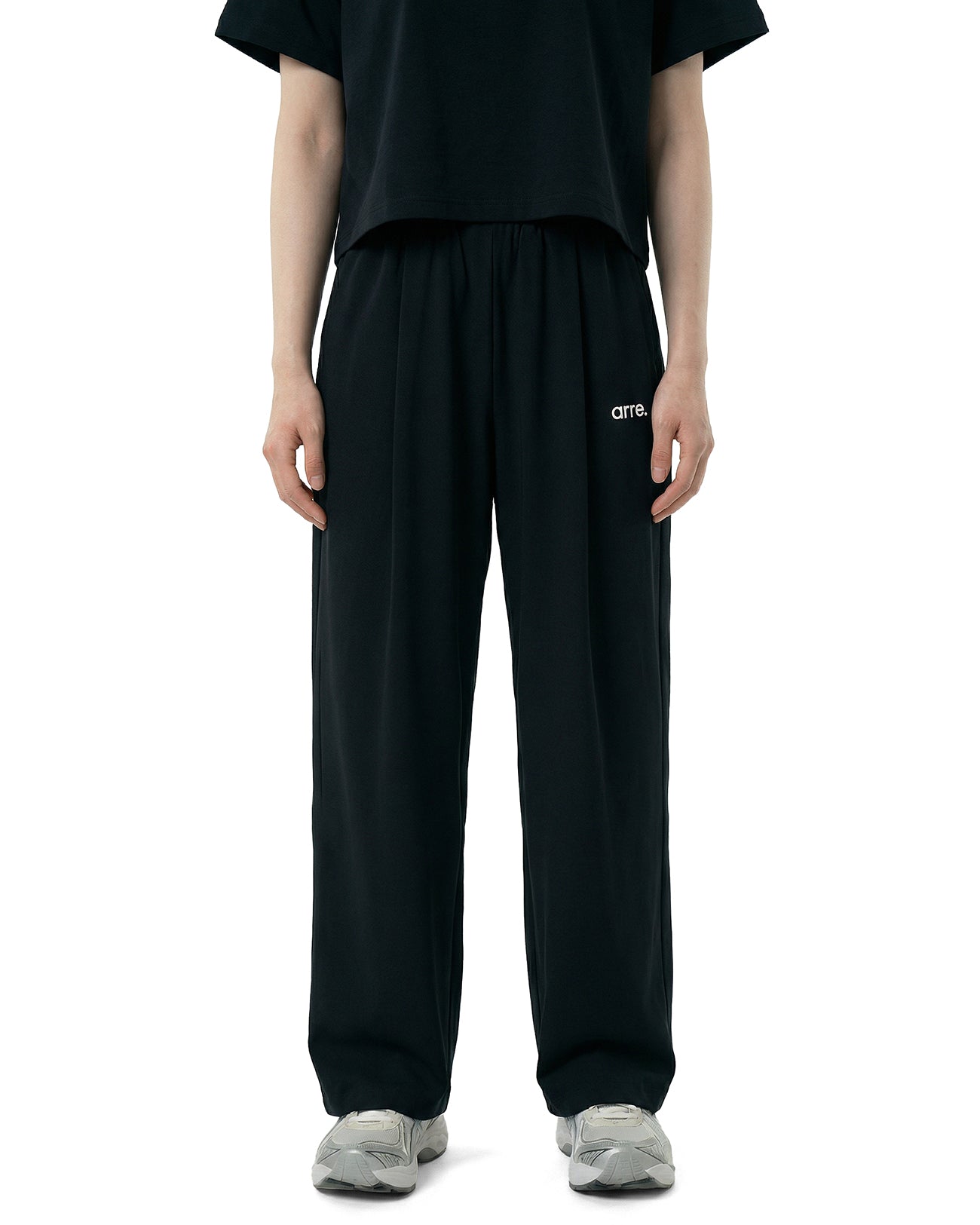 ACTIVE WIDE PANTS - black