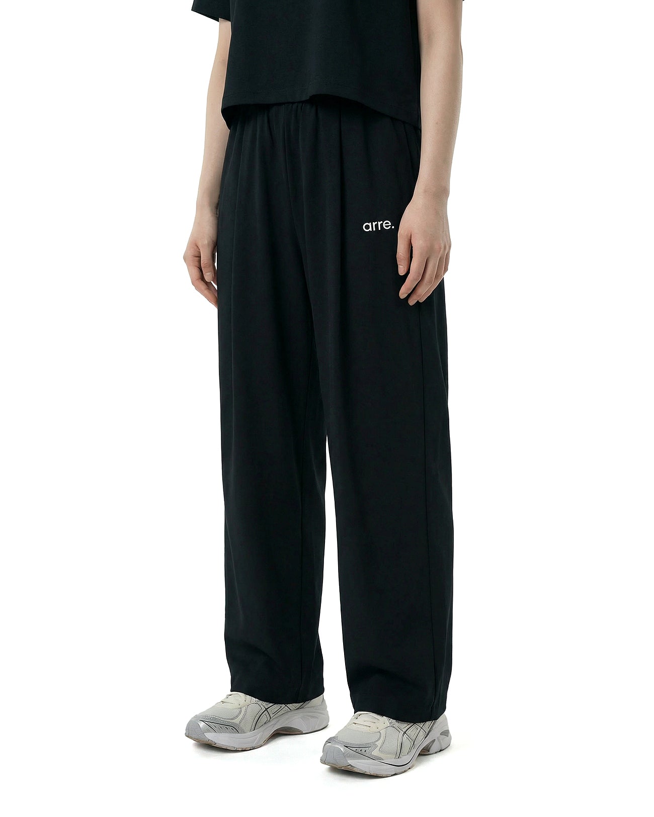 ACTIVE WIDE PANTS - black