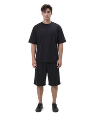 DOUBLE FACE DRY TECH RELAXED TEE - black