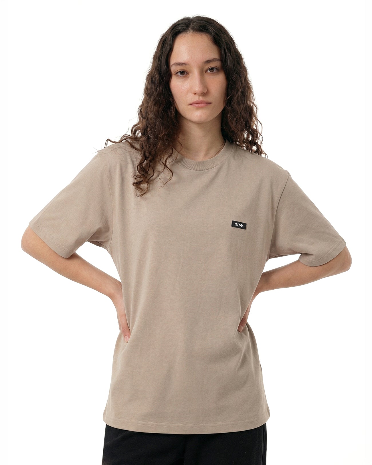 SMALL BOX TEE - light beige