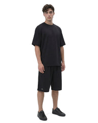 DOUBLE FACE DRY TECH RELAXED SHORTS - black