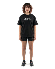 STANDARD TEE - black × white