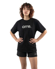 STANDARD TEE - black × white