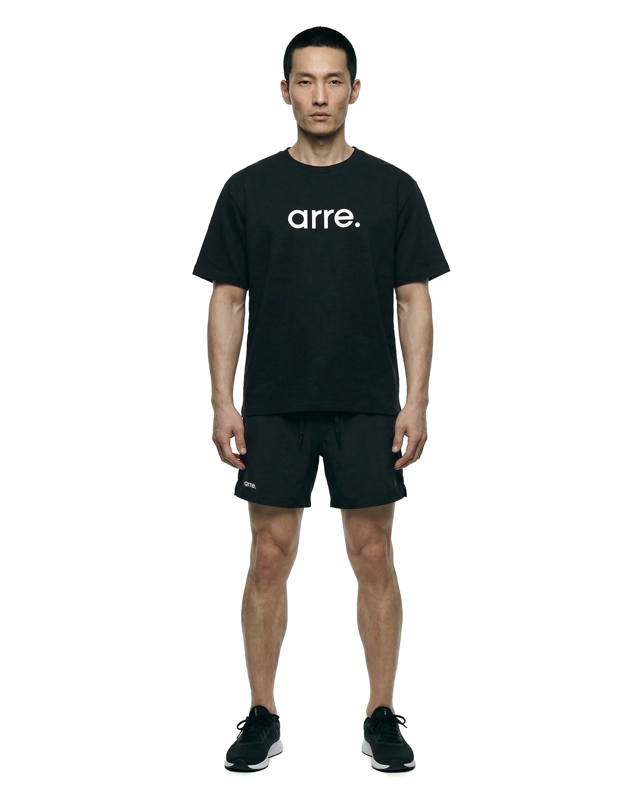 STANDARD TEE - black × white