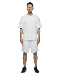 DOUBLE FACE DRY TECH RELAXED SHORTS - white