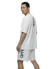 DOUBLE FACE DRY TECH RELAXED TEE - white