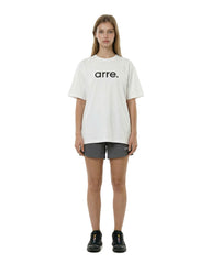 STANDARD TEE - white × black