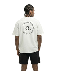 PHILOSOPHY TEE - white × black