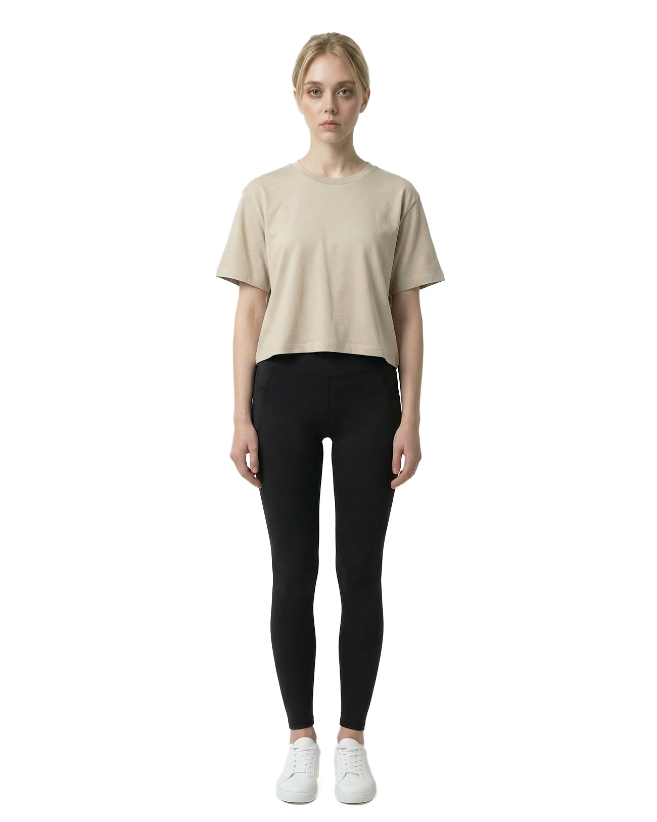 4WAY STRETCH LEGGING - black