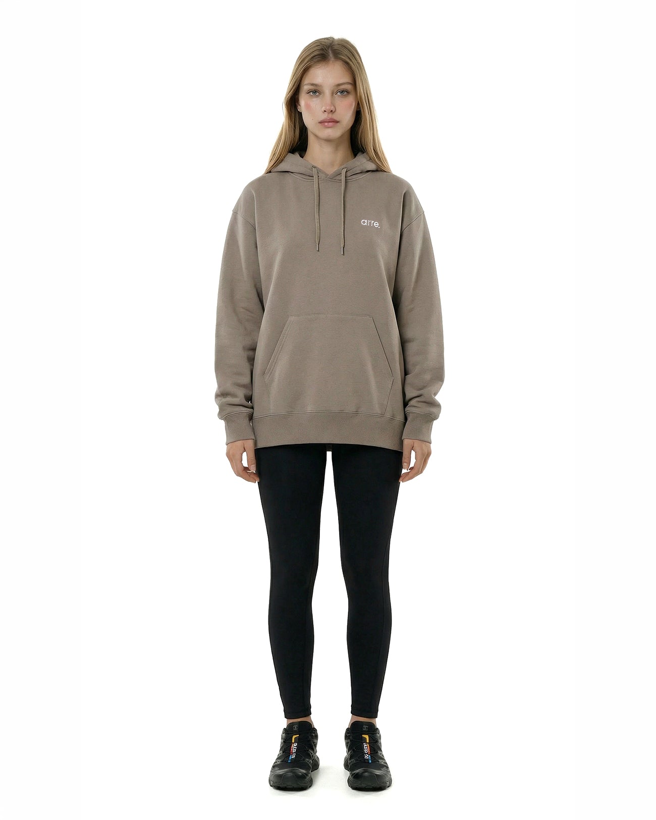 ESSENTIAL SWEAT HOODIE - beige