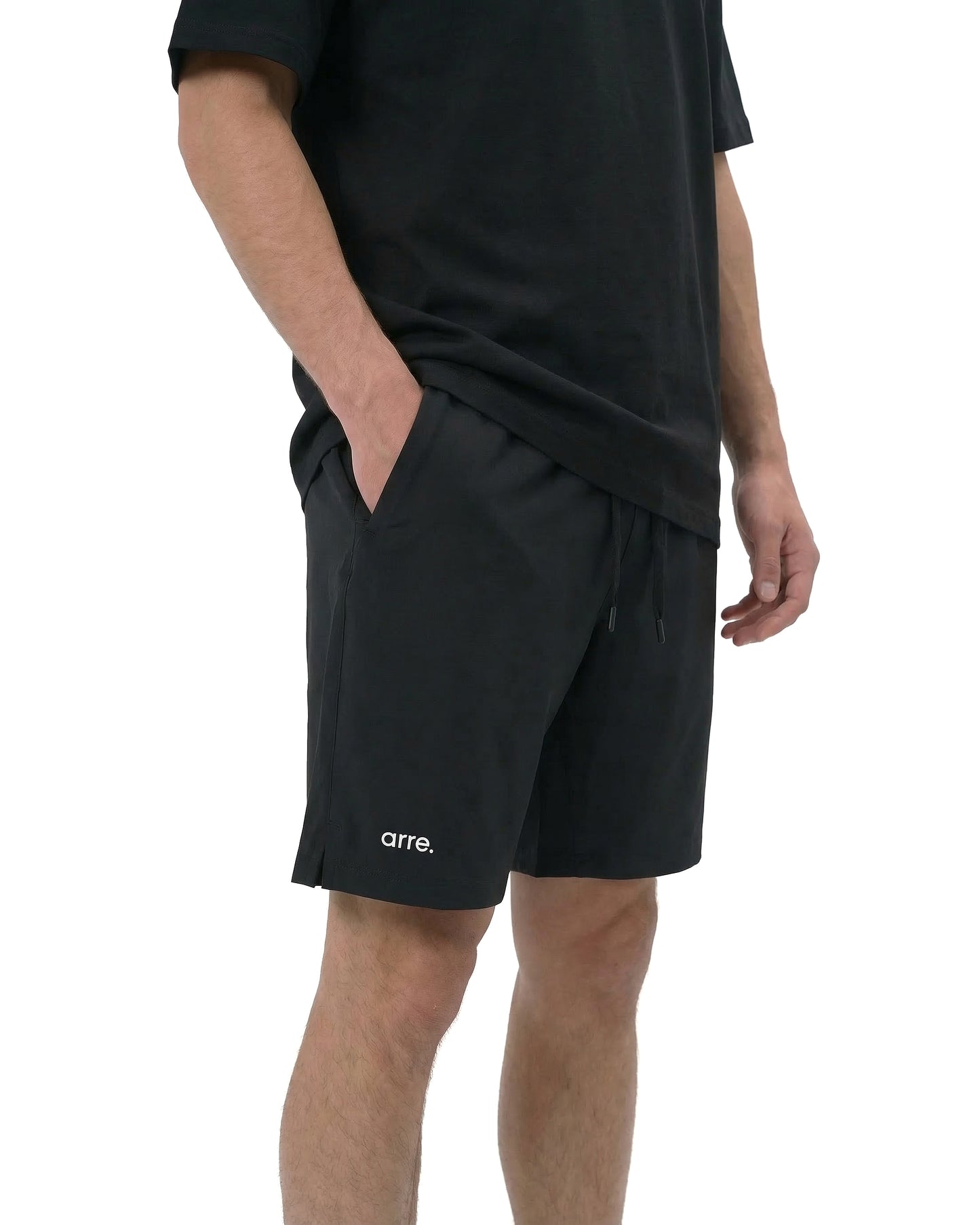 4WAY STRETCH LIGHT SHORTS - black