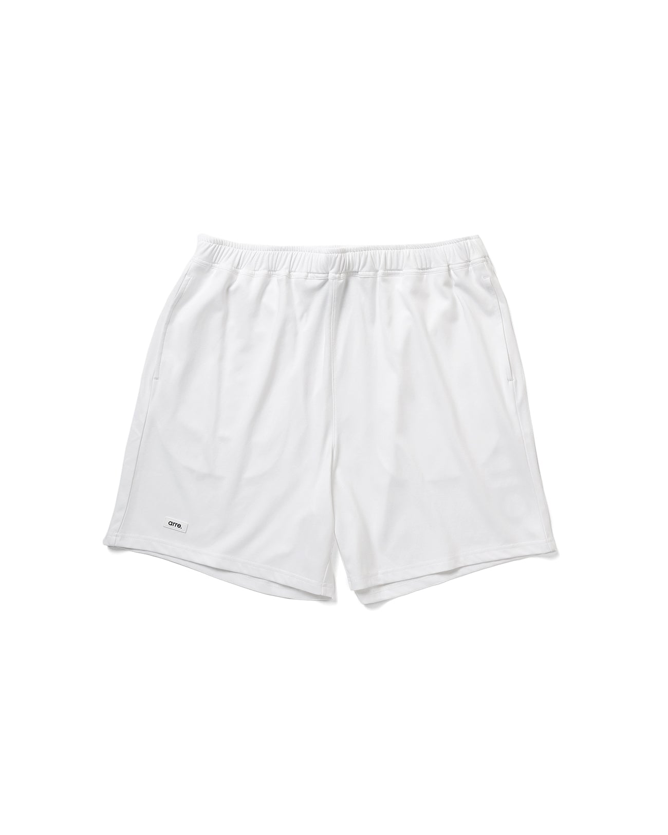 DOUBLE FACE DRY TECH RELAXED SHORTS - white