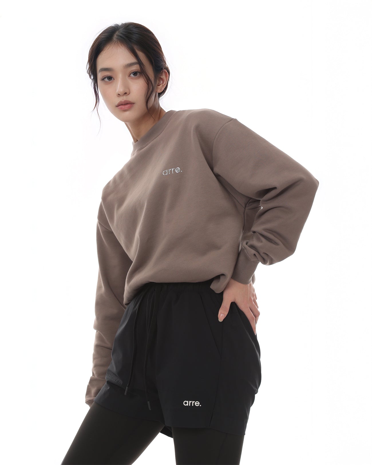 ESSENTIAL SWEAT CREW - beige