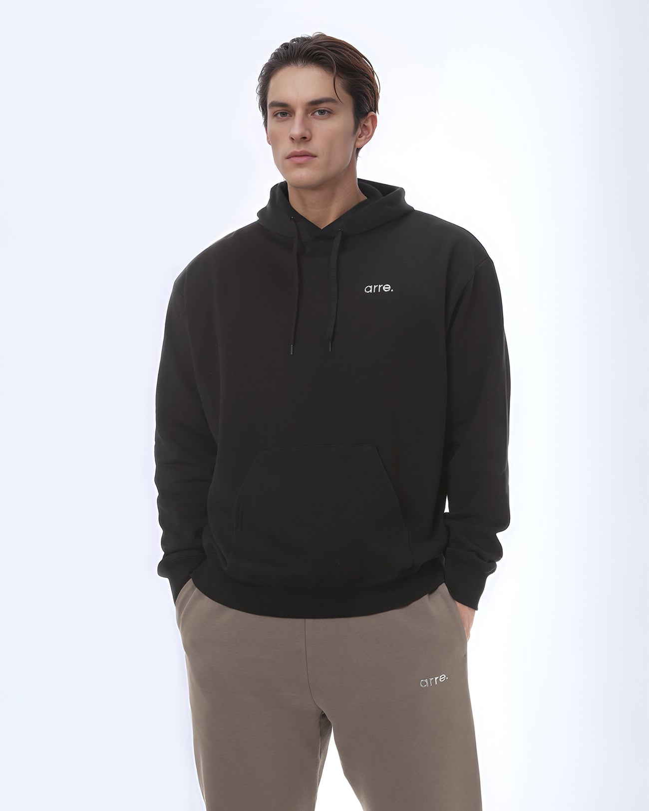 ESSENTIAL SWEAT HOODIE - black