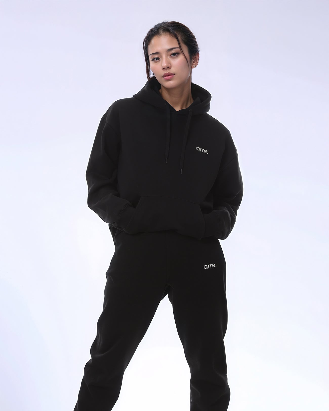 ESSENTIAL SWEAT HOODIE - black