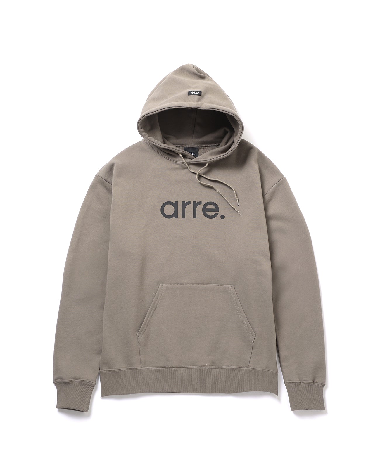 STANDARD LOGO SWEAT HOODIE - beige