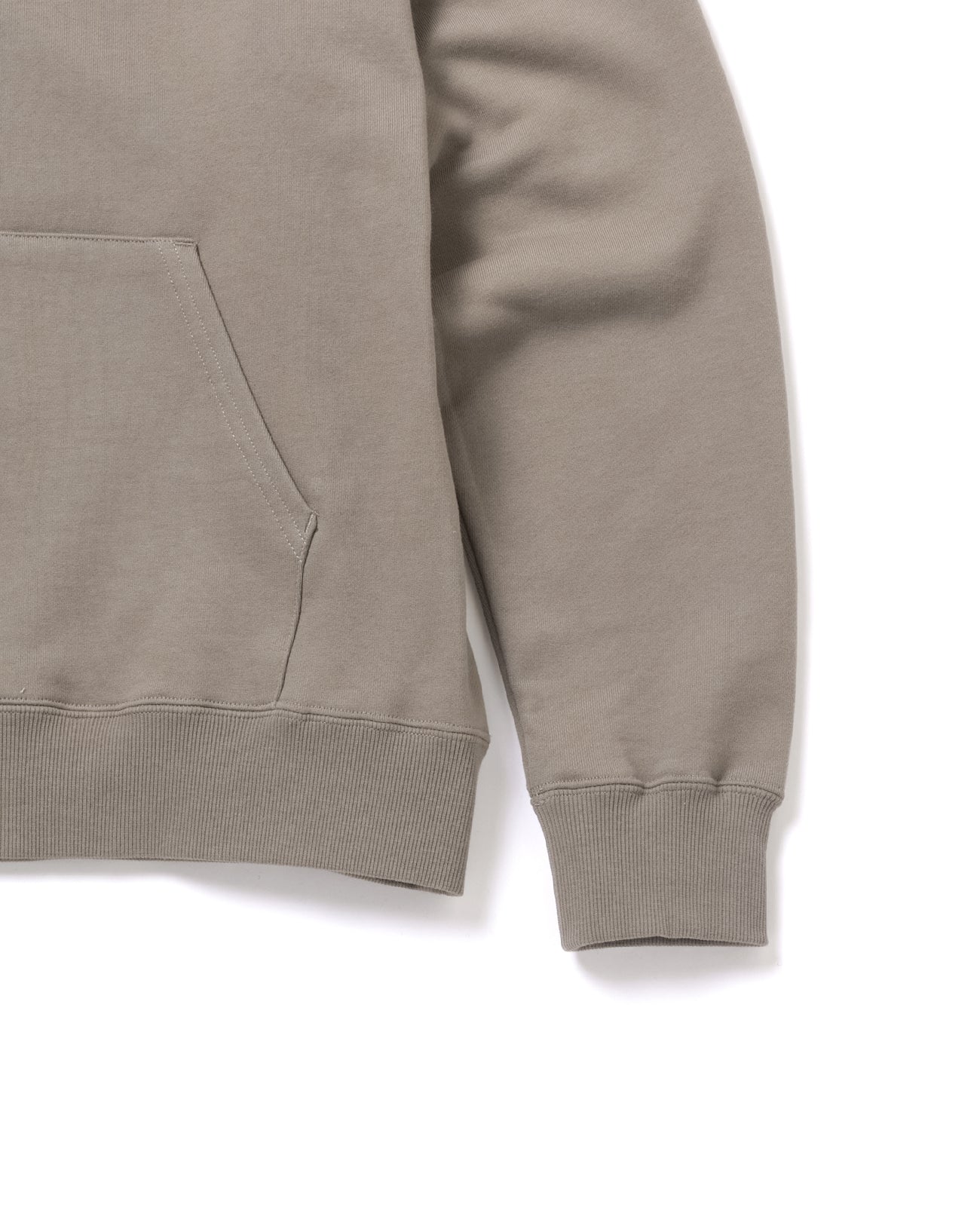 STANDARD LOGO SWEAT HOODIE - beige