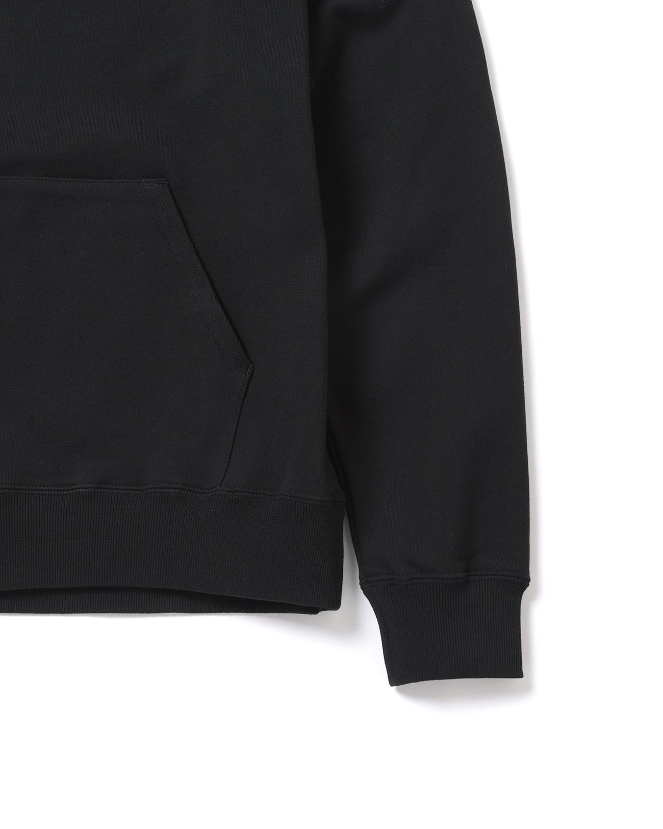 STANDARD LOGO SWEAT HOODIE - black