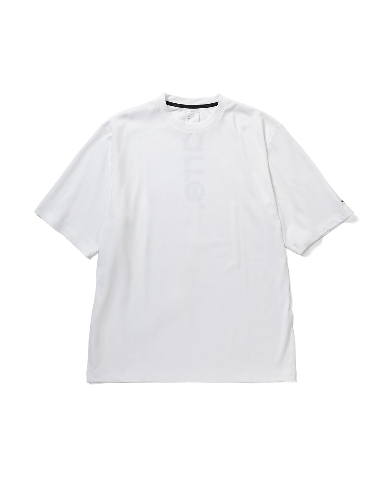 DOUBLE FACE DRY TECH RELAXED TEE - white