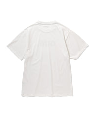 STANDARD TEE - white × black