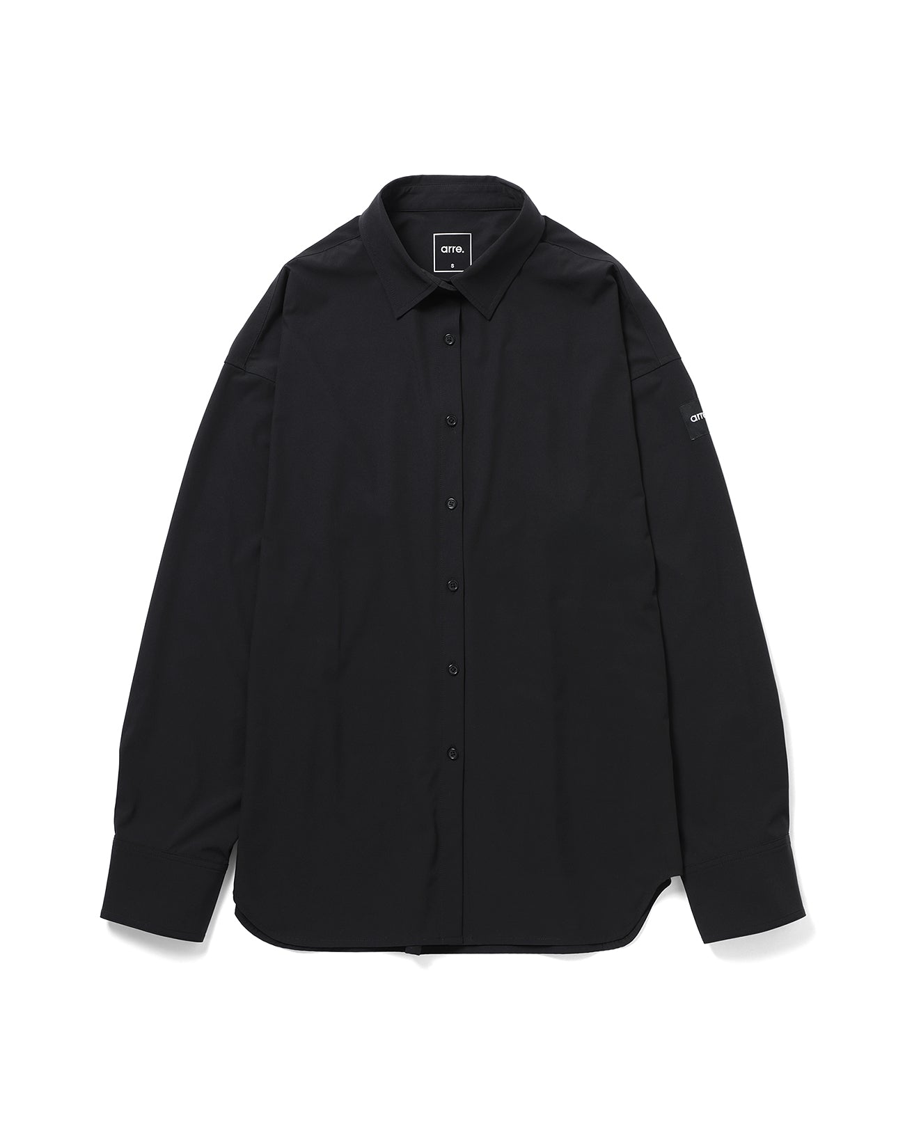 L/S OVERSIZED SHIRT - black