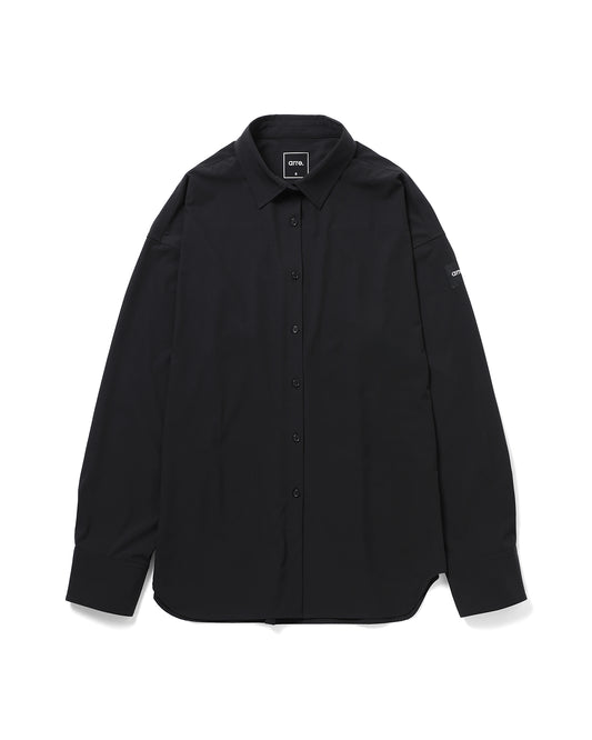 L/S OVERSIZED SHIRT - black