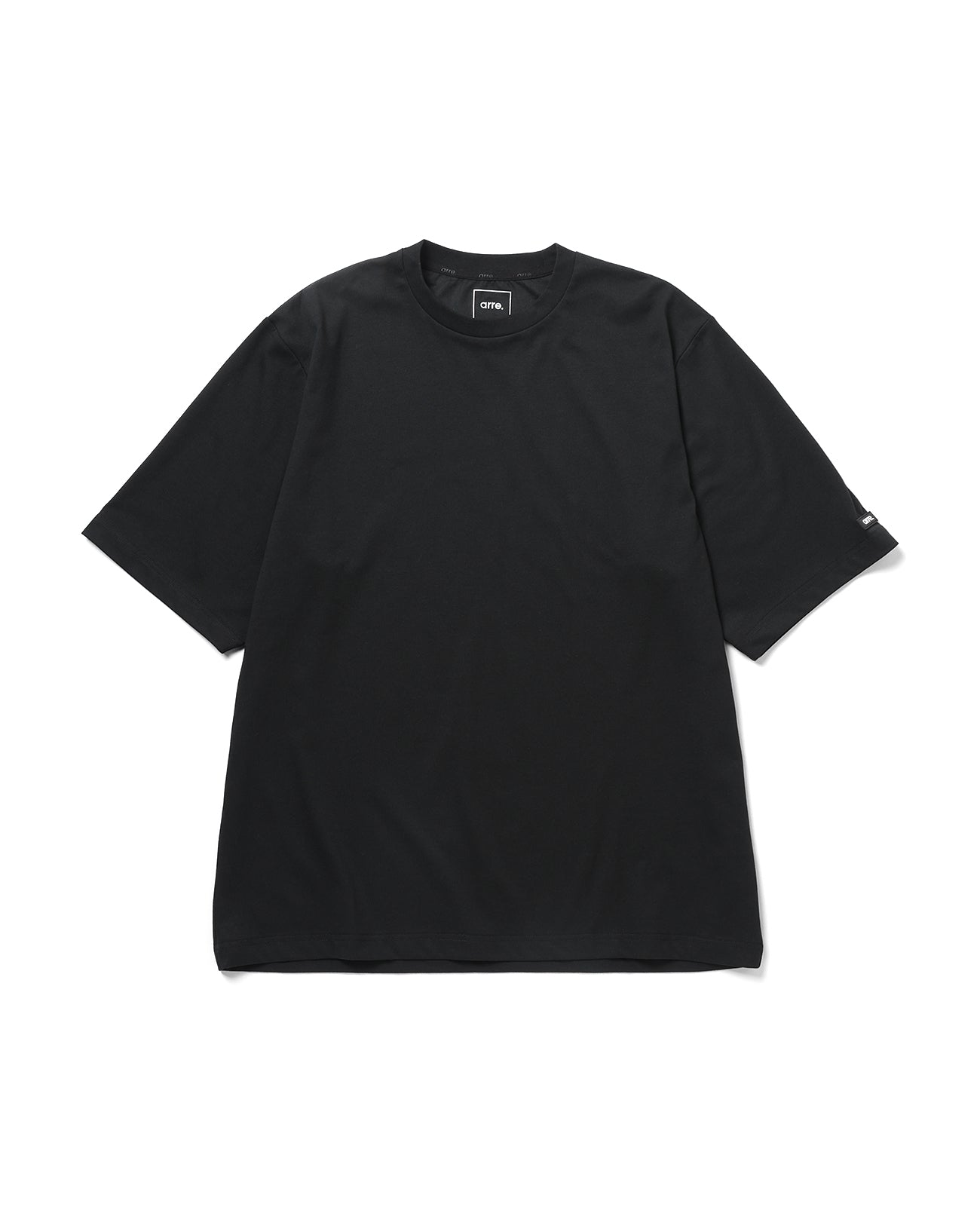 DOUBLE FACE DRY TECH RELAXED TEE - black