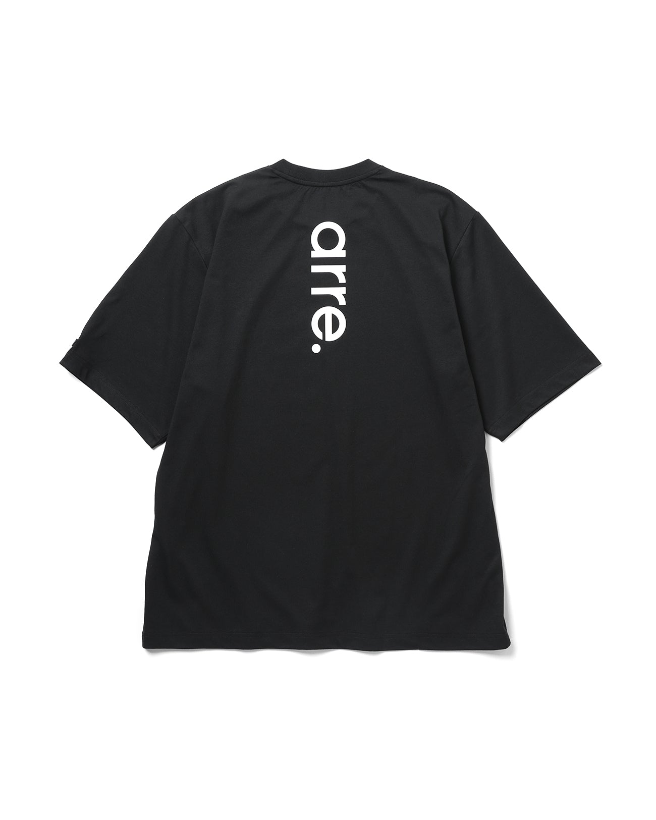 DOUBLE FACE DRY TECH RELAXED TEE - black