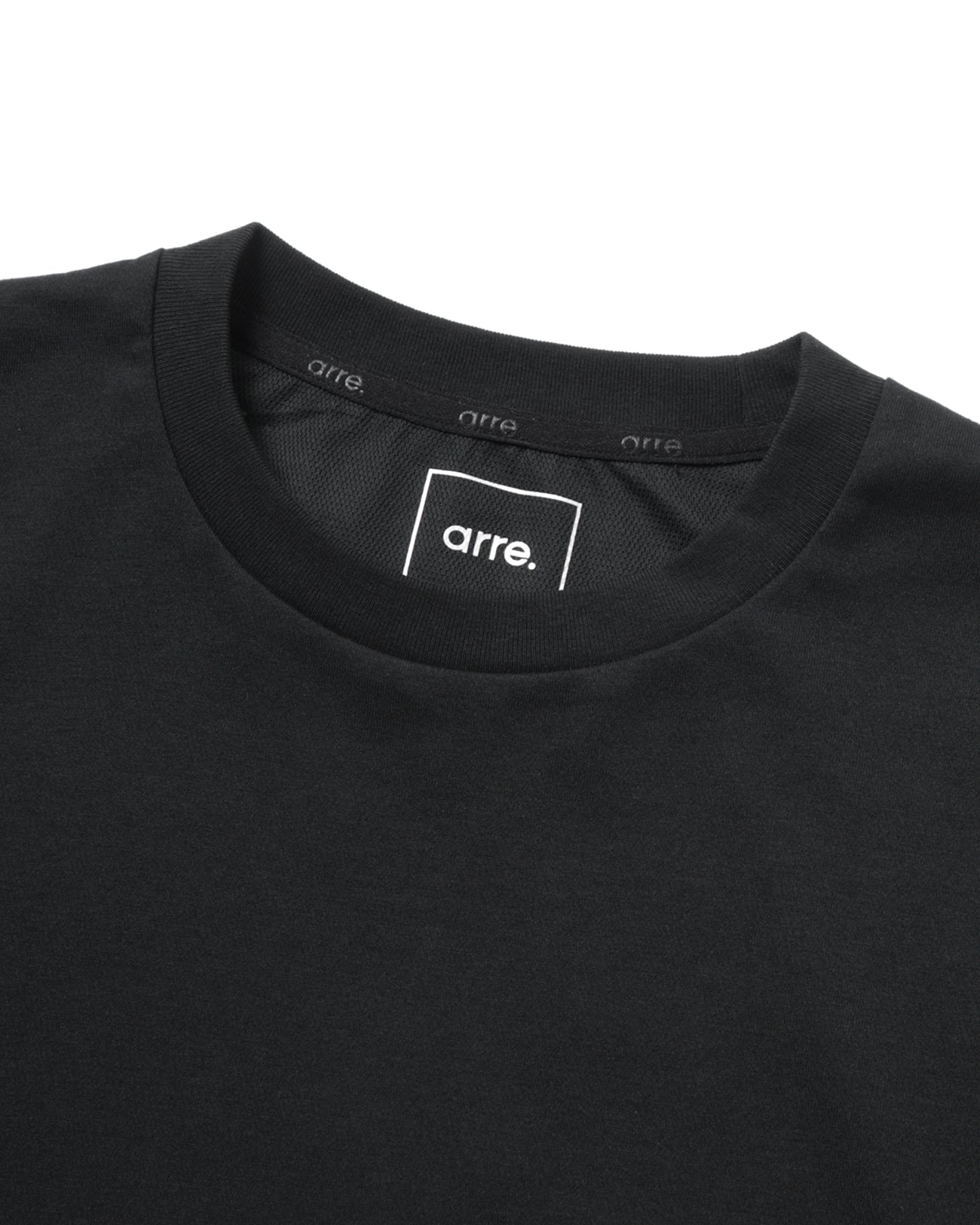 DOUBLE FACE DRY TECH RELAXED TEE - black