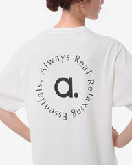 PHILOSOPHY TEE - white × black